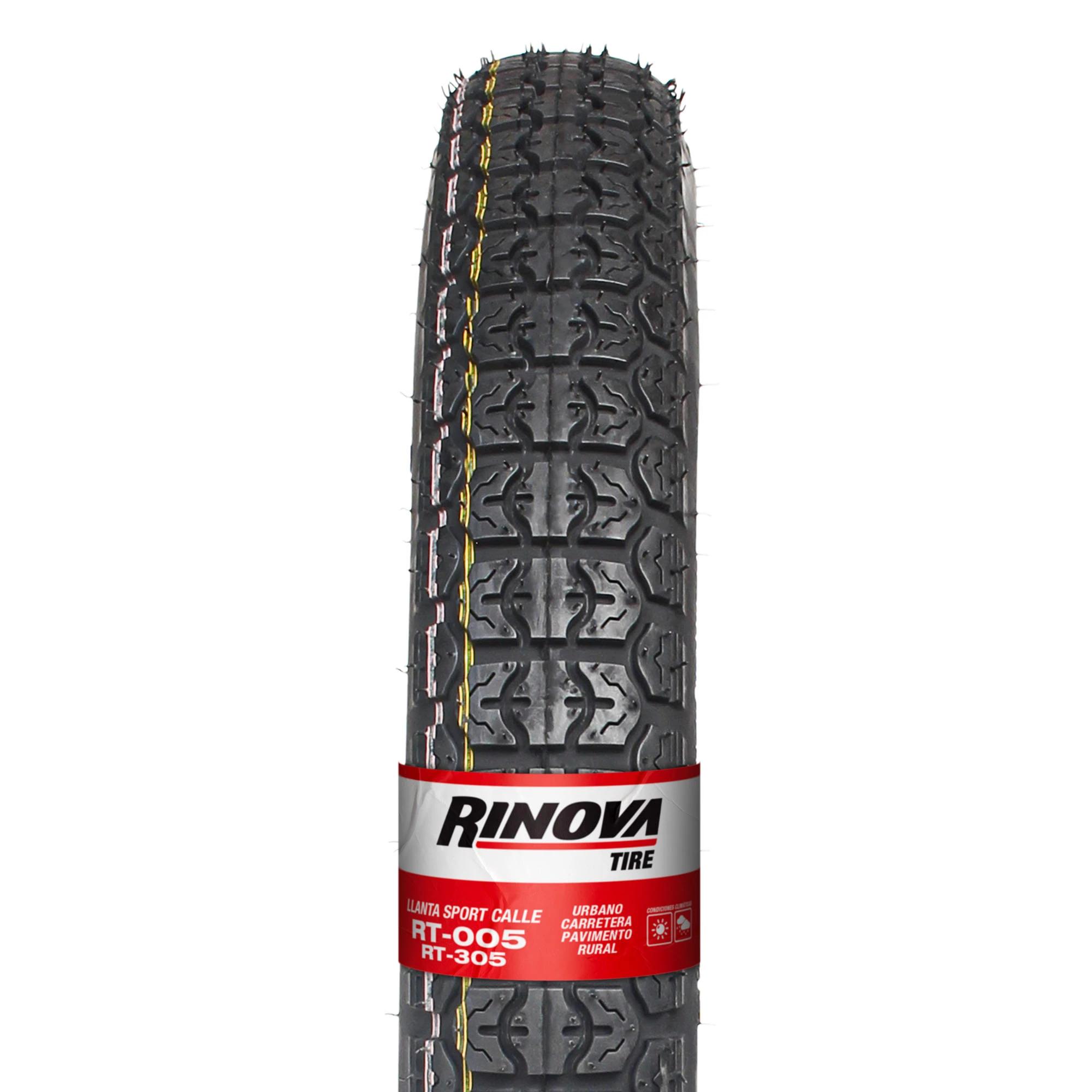 Llanta Moto Sport Calle 275-18 Rinova Tires RT-005 TT 48L