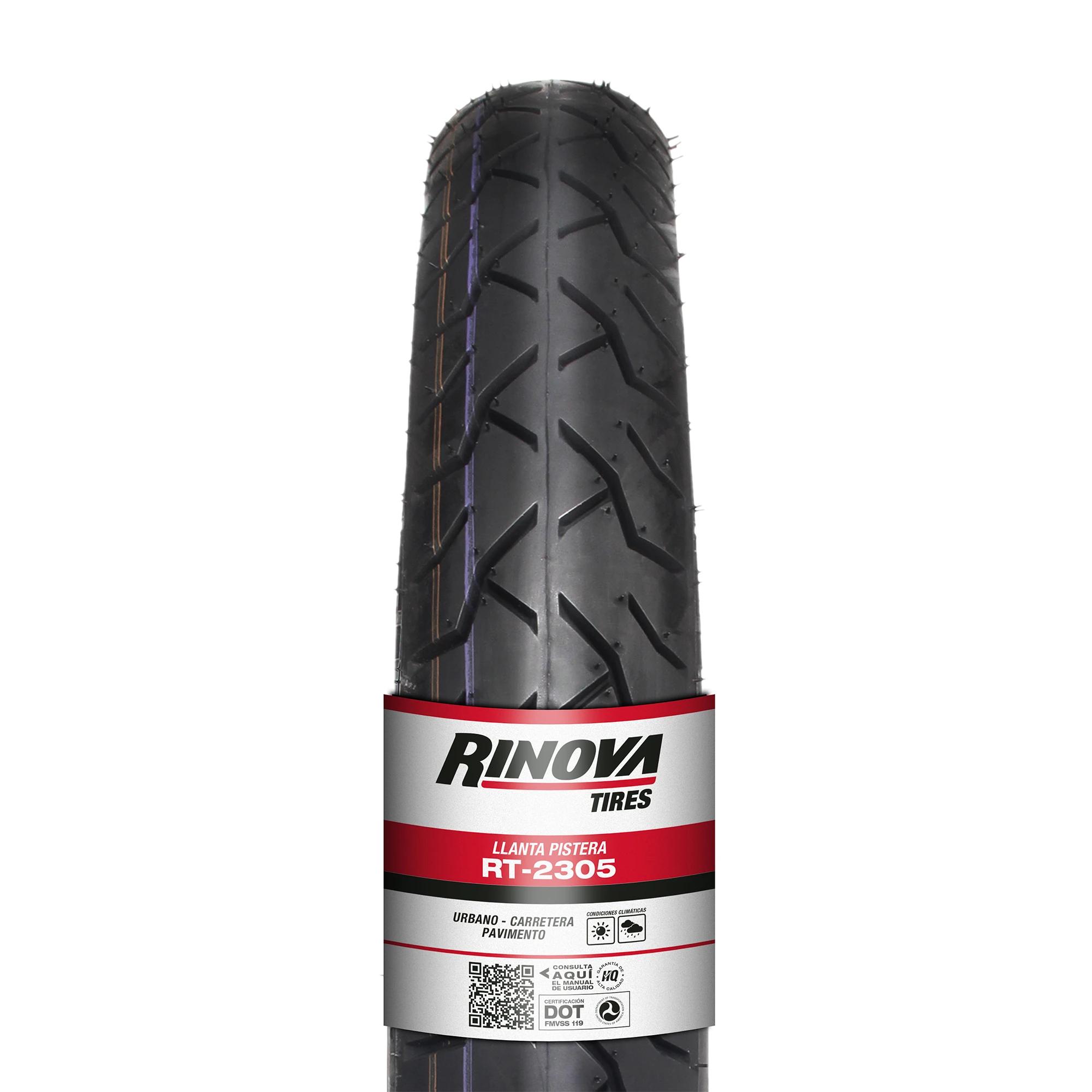 Llanta Moto Pistera 90/90-18 Rinova Tires RT-2305 60L Sellomatic