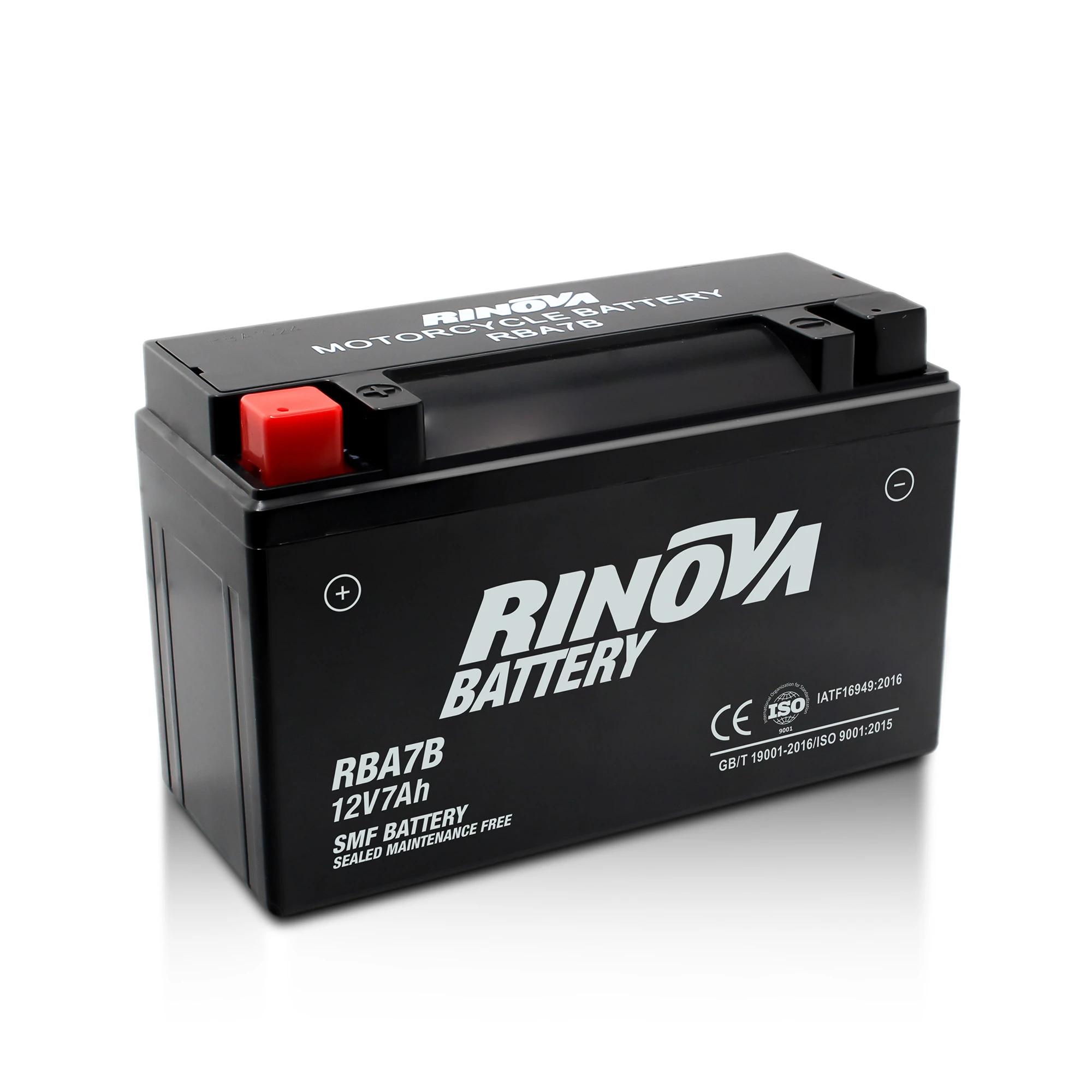 Batería Tipo Pila 12V 7Ah para Motocicleta RBA7B Rinova Battery