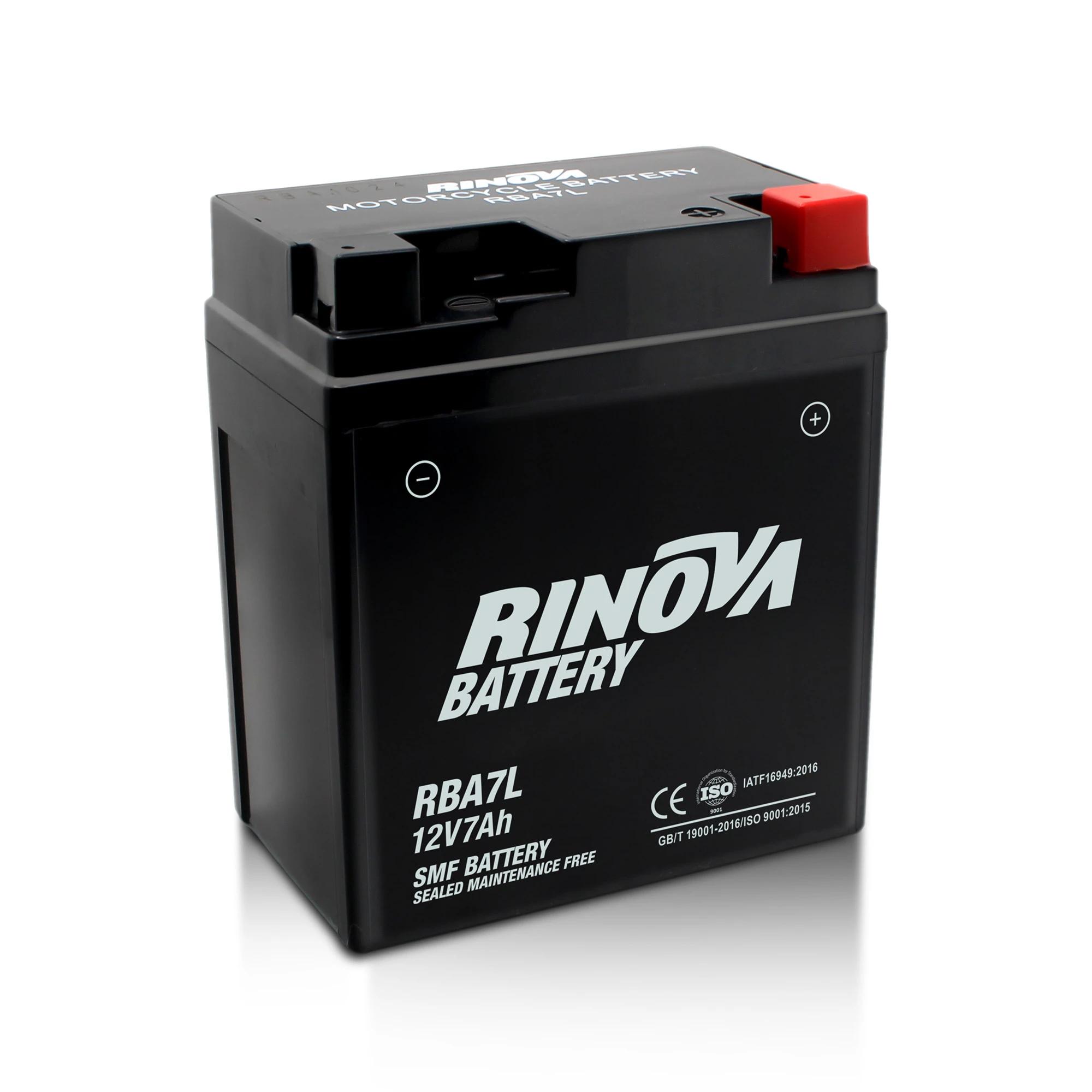 Batería Tipo Pila 12V 7Ah para Motocicleta RBA7L Rinova Battery