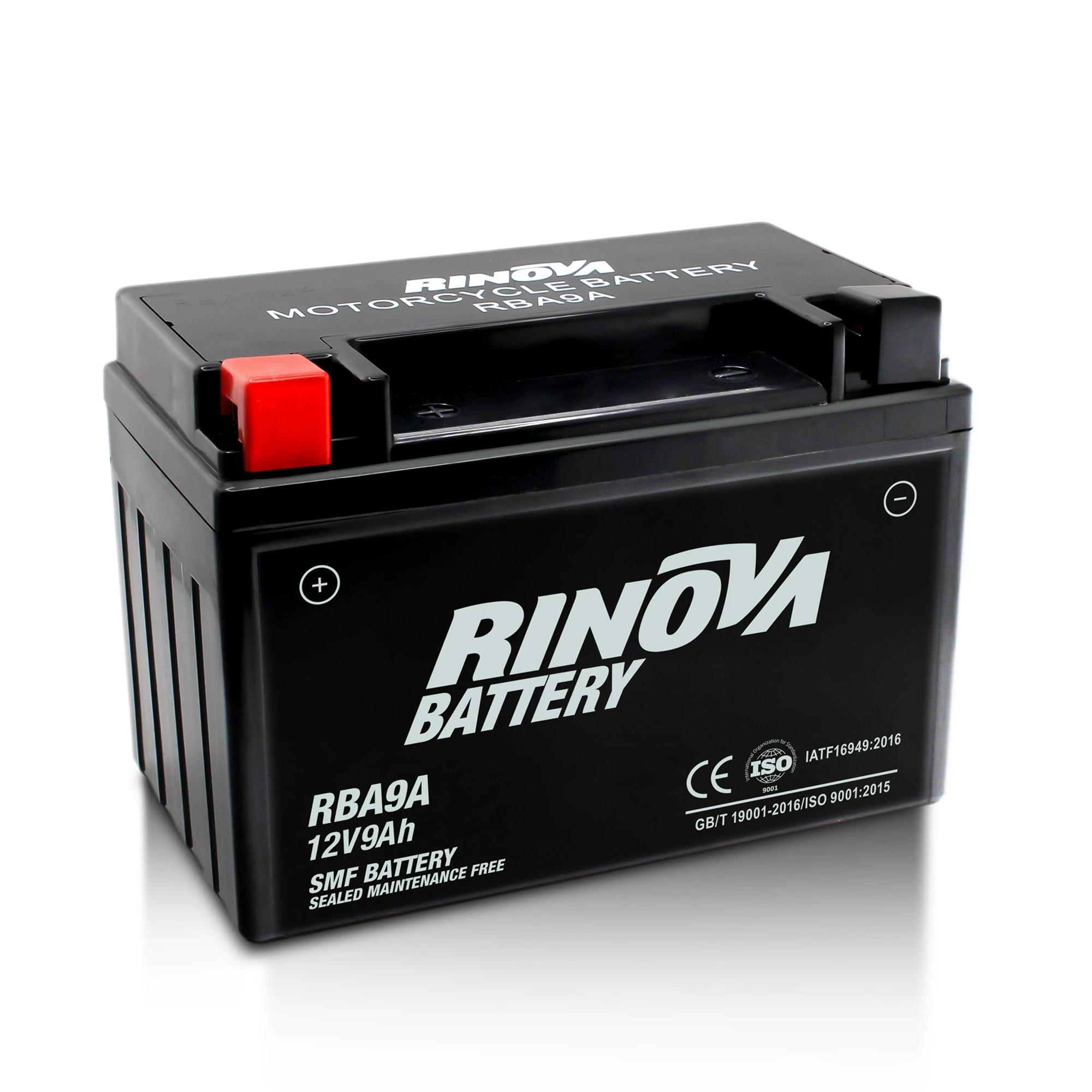 Batería Tipo Pila 12V 9Ah para Motocicleta RBA9A Rinova Battery