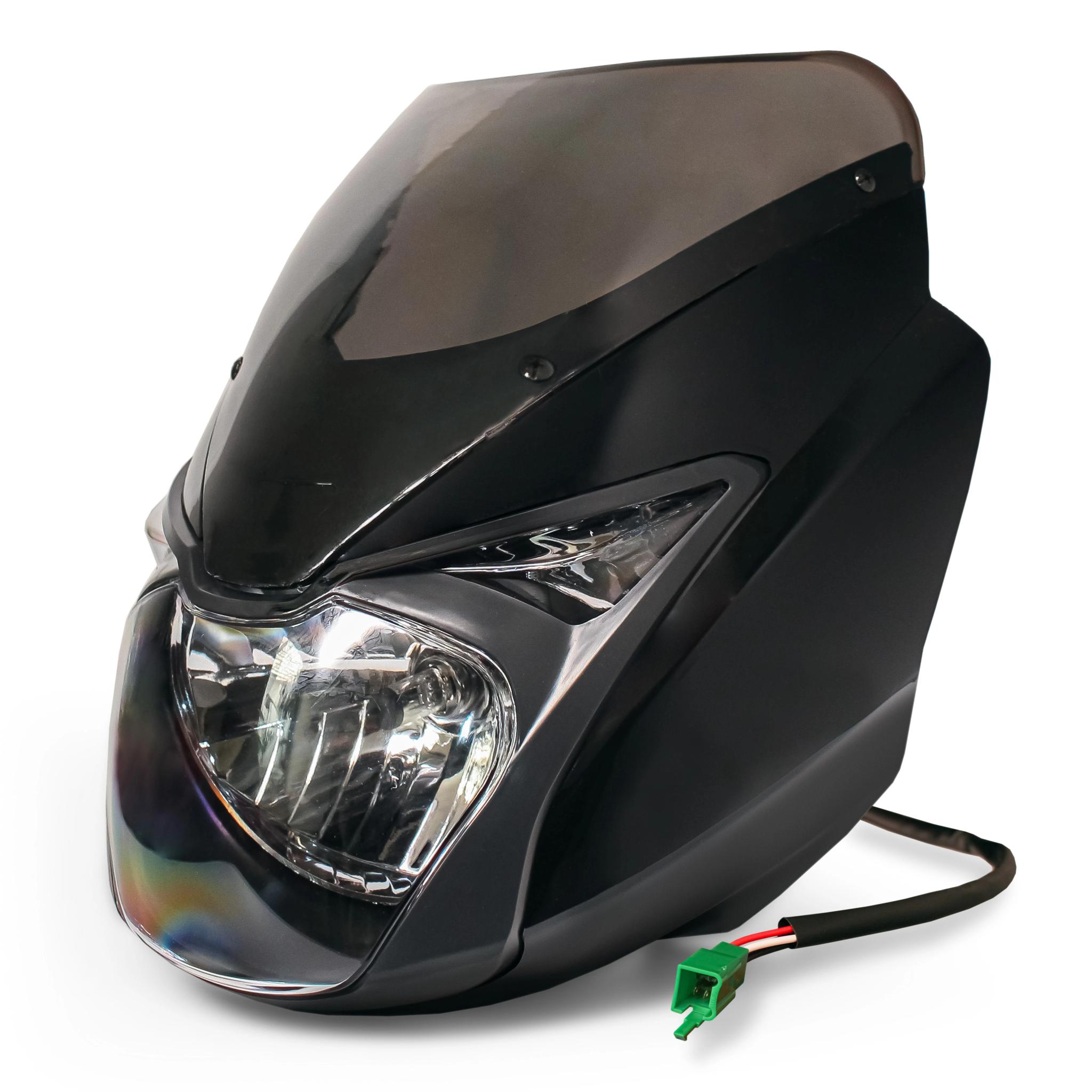 Combo Farola + Carenaje Negro Bajaj Pulsar 180 UG