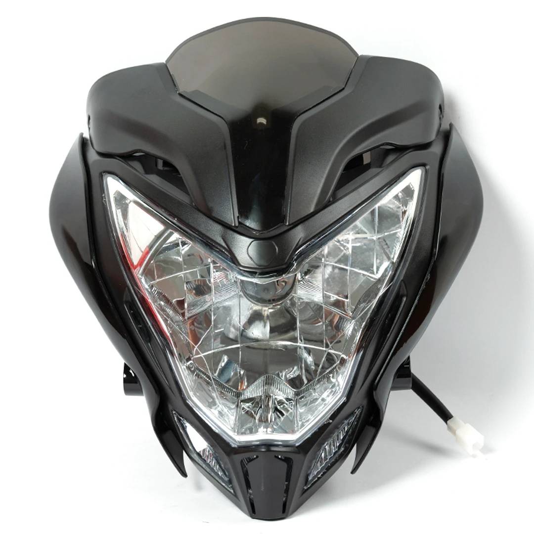 Combo Farola + Carenaje Negro Bajaj Pulsar 200 NS