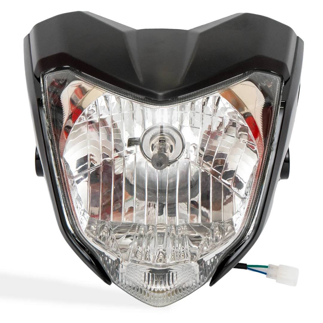 Combo Farola + Carenaje Negro con Visor Yamaha FZ16